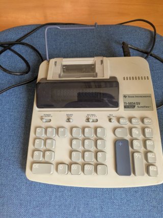 Calculadora Texas Instruments TI-5034 SV