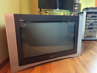 Televisor Sony WEGA Negro/Plateado