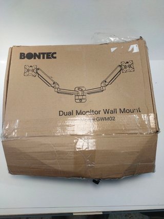 Soporte doble de pared para monitor de ordenador