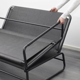 Sofá Cama Ikea Gris Tela