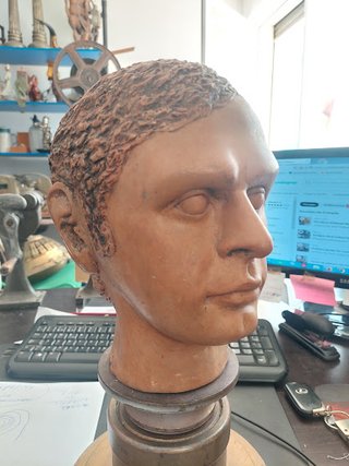 Busto de terracota