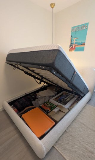 Cama con canapé abatible Winselet Sklum