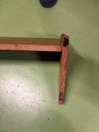 Estantería Nogal 100x20 cm