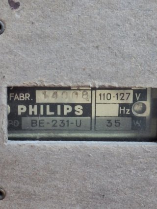 Radio Philips Vintage, años 50.