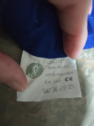 Pantalón de trabajo azul