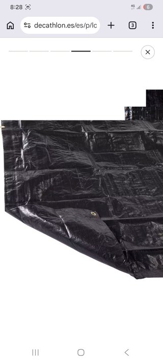 Carpa plegable blanca