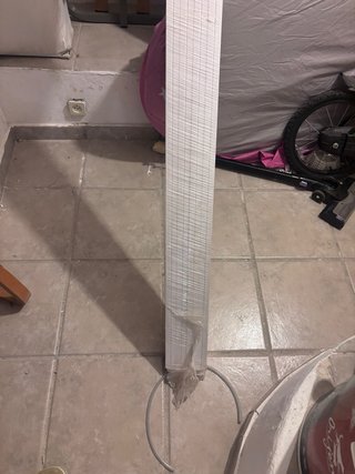 Rodapié blanco 2,44 largo 7 ancho