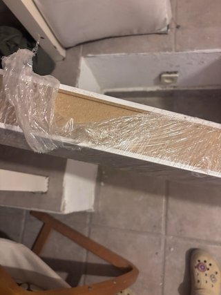 Rodapié blanco 2,44 largo 7 ancho