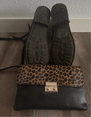 Botas y Bolso Animal Print Marrón