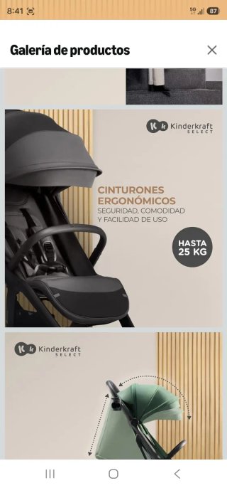 Silla de paseo Kinderkraft