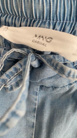 Shorts vaqueros Mango azules