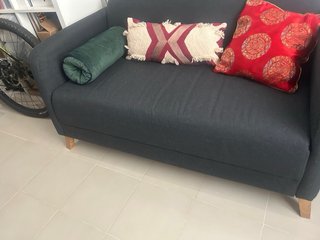 Sofá Ikea  Saltmyran 137cm Azul Marino-gris