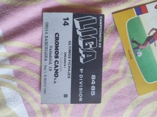 Lote cromos fútbol
