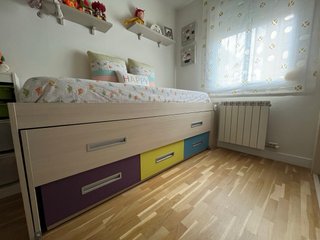 Cama nido juvenil con cajones + 2 colchones 80cm