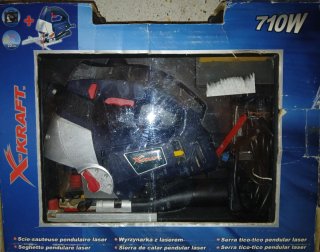 Caladora X-Kraft 710W con láser