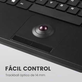 Mini teclado USB con trackball y Ñ NUEVO