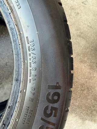 2 neumaticos Continental Conti Eco 195/55/16 87H