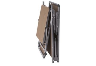 Tumbona de aluminio plegable jardín con parasol