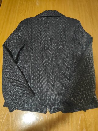 Chaqueta acolchada señora negra