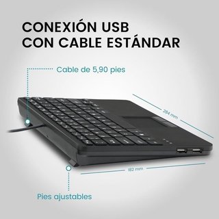 Mini teclado USB con touchpad y Ñ NUEVO
