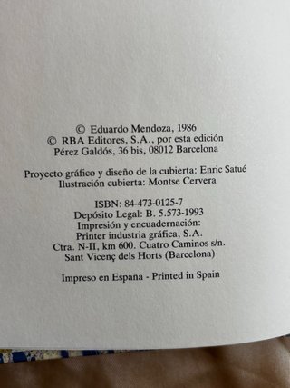 Libro La ciudad de los prodigios - Eduardo Mendoza