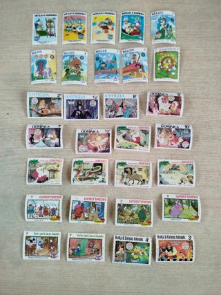 98 Sellos nuevos Infantiles del Mundo