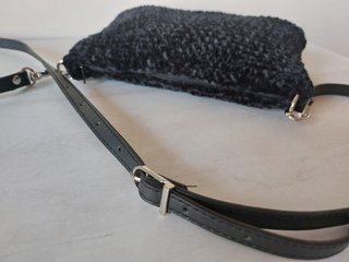 Bolso fiesta crochet negro nuevo