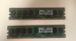 2x Moduli RAM Samsung DDR2 2GB PC2-6400