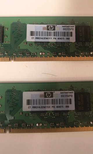 2x Moduli RAM Samsung DDR2 2GB PC2-6400