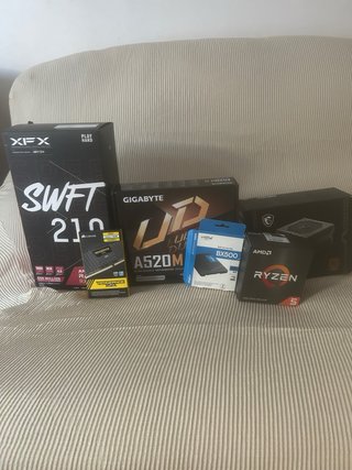 PC Gaming Ryzen 5 5500 RX 6600 8gb 16GB RAM