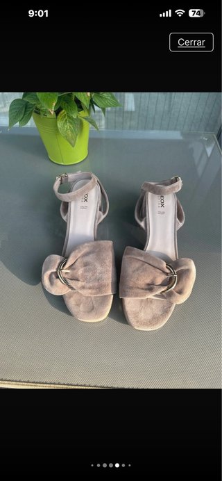 Sandalias Geox Ante Beige Talla 38,5.