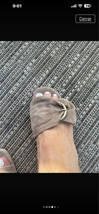 Sandalias Geox Ante Beige Talla 38,5.