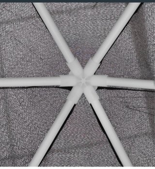 Carpa de jardín 2x2x2 gris
