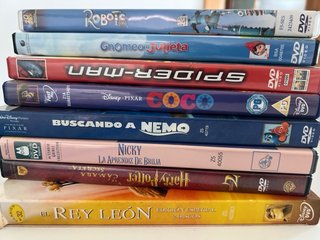 Lote Películas Disney Blu-ray y DVD