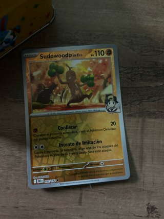 Carta Pokémon Sudowoodo de Eco 110 PS