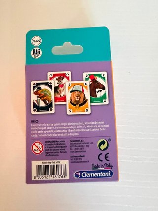 Unico Clementoni Gioco di Carte