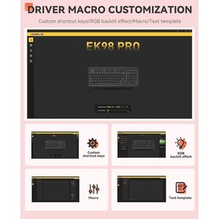 Teclado mecánico inalámbrico DAREU EK98PRO NUEVO