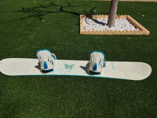 Tabla Snowboard Roxy con Fijaciones