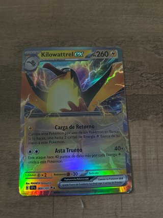 Carta Pokémon Kilowattrel EX 260 HP