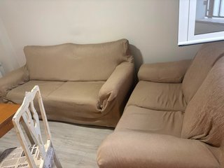 Sofá de salón beige