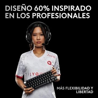 Teclado 60% Logitech G PRO X Lightspeed NUEVO