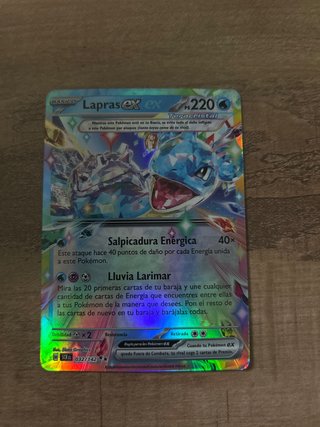 Carta Pokémon Lapras EX Teracristal 220 HP