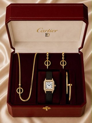 Set  Reloj, Collar, Pendientes y Pulsera