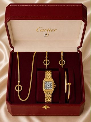 Set  Reloj, Collar, Pendientes y Pulsera
