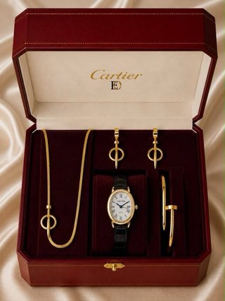 Set  Reloj, Collar, Pendientes y Pulsera