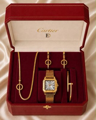 Set  Reloj, Collar, Pendientes y Pulsera