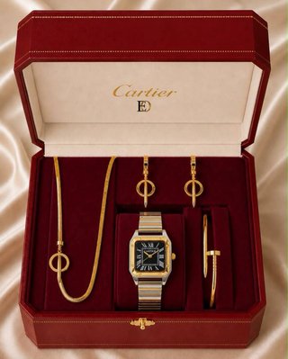 Set  Reloj, Collar, Pendientes y Pulsera