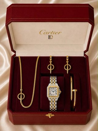 Set  Reloj, Collar, Pendientes y Pulsera