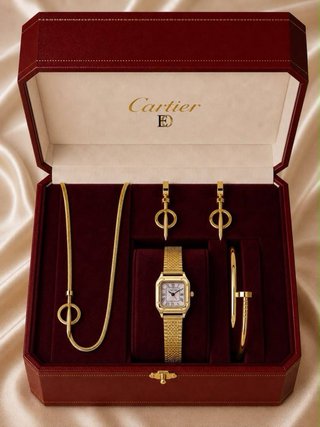 Set  Reloj, Collar, Pendientes y Pulsera