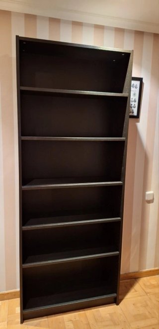Estantería Ikea Negra/Marrón